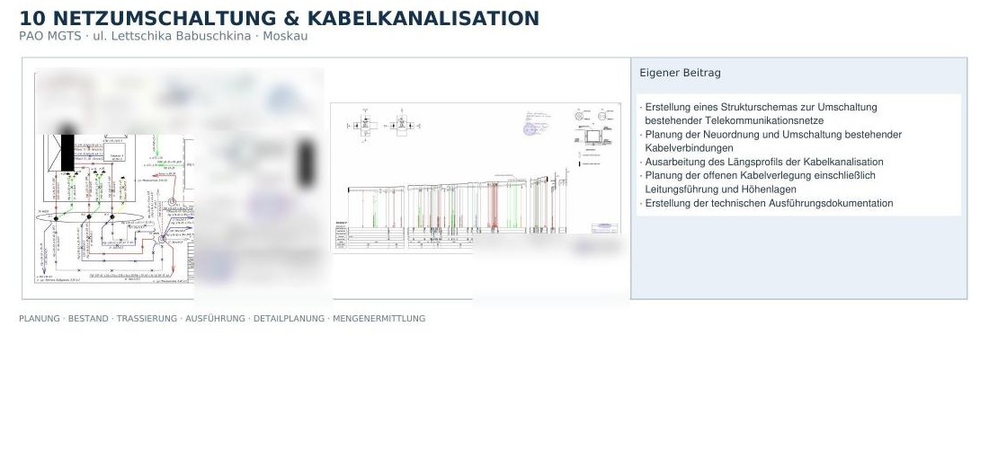 Netzumschaltung & Kabelkanalisation