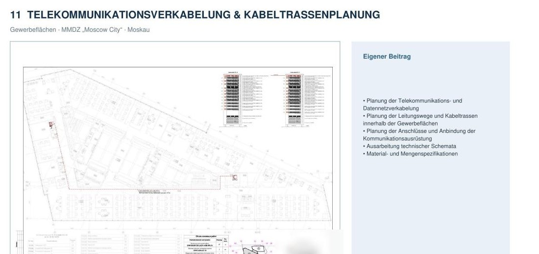 Telekommunikationsverkabelung & Kabeltrassenplanung