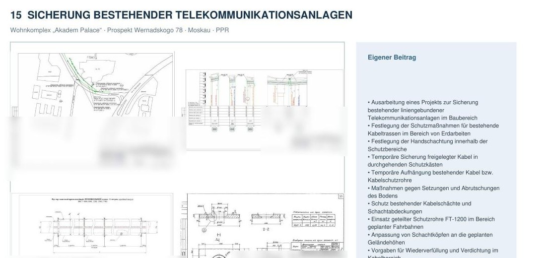 Sicherung bestehender Telekommunikationsanlagen